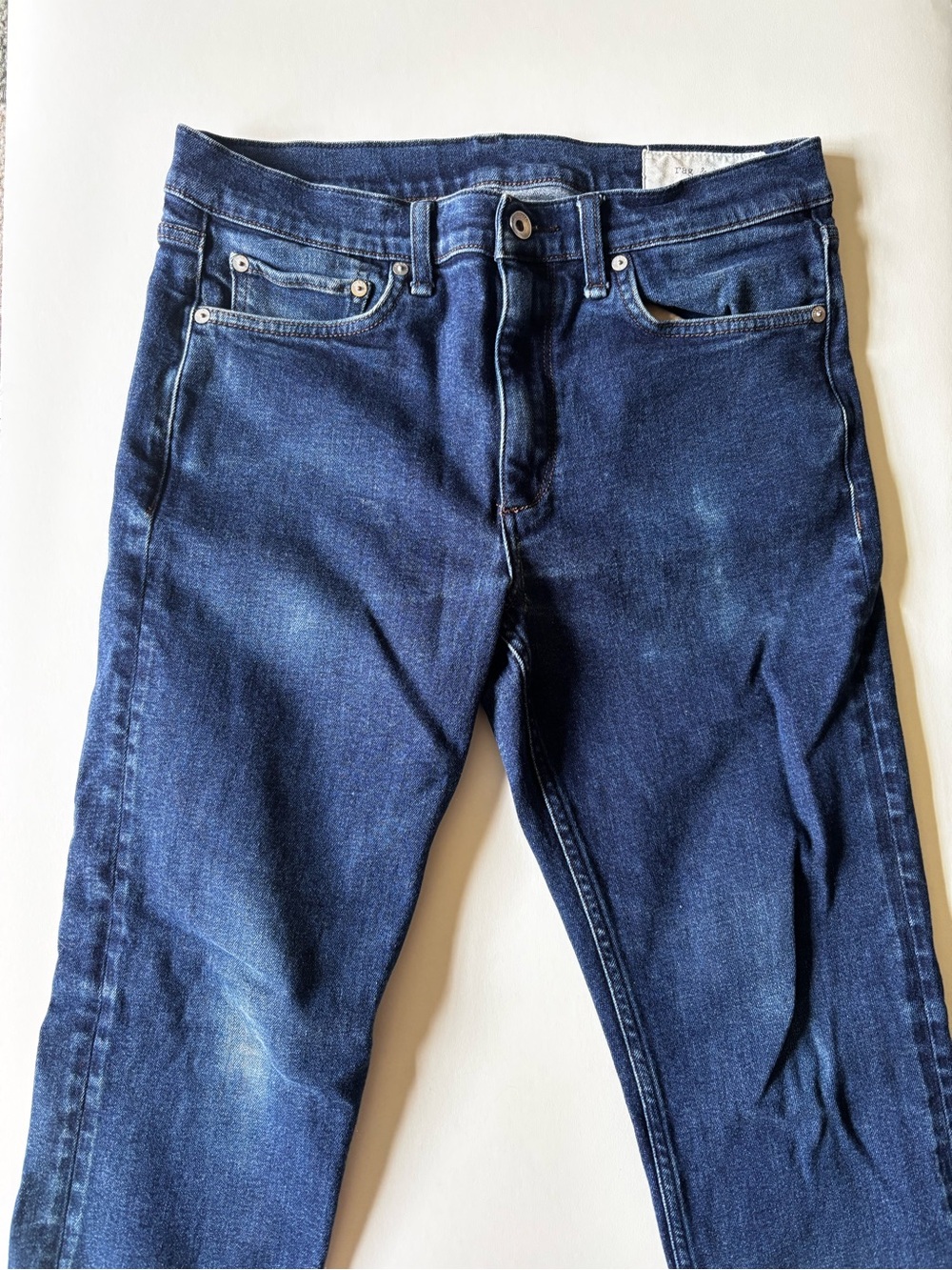 Rag & Bone Fit 2 Slim Jeans Mens 32x32 Dark Wash Denim Made in USA Designer